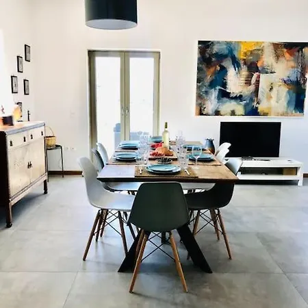 Villa Family Sea View With Private Pool Stoúpa