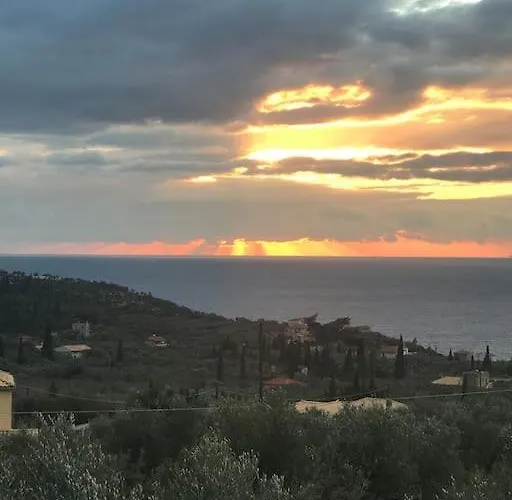 Villa Family Sea View With Private Pool Stoúpa