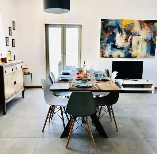 Villa Family Sea View With Private Pool Stoúpa